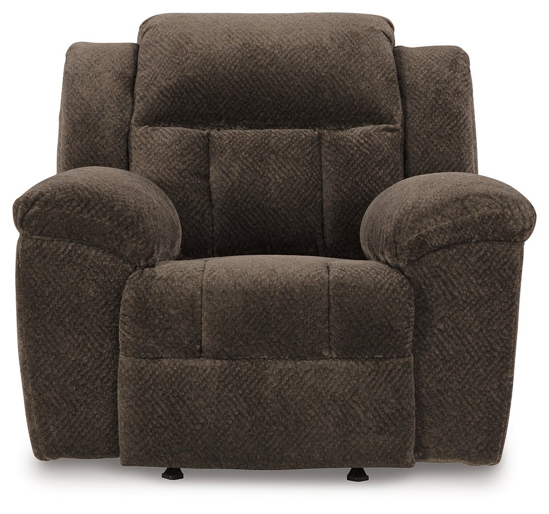 Frohn Chocolate Recliner from Ashley - Luna Furniture