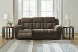Frohn Chocolate Reclining Sofa from Ashley - Luna Furniture