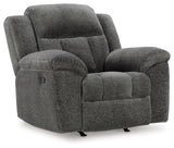 Frohn Graphite Reclining Loveseat and Recliner from Ashley - Luna Furniture
