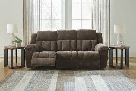 Frohn in Chocolate Reclining Sofa and Loveseat from Ashley Furniture - Luna Furniture