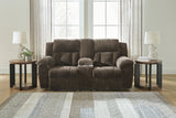 Frohn in Chocolate Reclining Sofa and Loveseat from Ashley Furniture - Luna Furniture