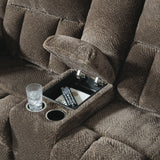 Frohn in Chocolate Reclining Sofa and Loveseat from Ashley Furniture - Luna Furniture