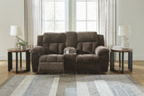Frohn in Chocolate Reclining Sofa and Loveseat from Ashley Furniture - Luna Furniture