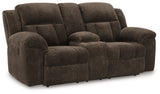 Frohn in Chocolate Reclining Sofa and Loveseat from Ashley Furniture - Luna Furniture