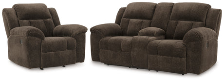 Frohn Reclining Loveseat and Recliner from Ashley - Luna Furniture