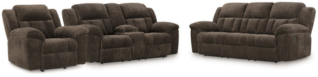 Frohn Reclining Sofa, Loveseat and Recliner from Ashley - Luna Furniture