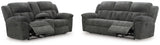 Frohn Sofa and Loveseat in Graphite from Ashley - Luna Furniture