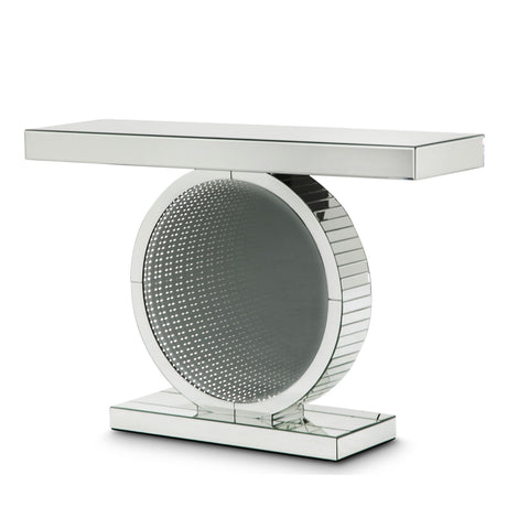 Montreal Infinity Glow Console Table with Led Lights from Michael Amini - Luna Furniture