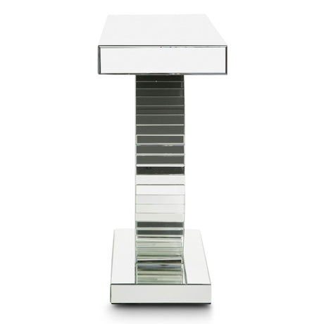Montreal Infinity Glow Console Table with Led Lights from Michael Amini - Luna Furniture