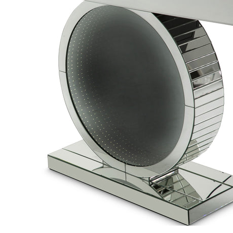 Montreal Infinity Glow Console Table with Led Lights from Michael Amini - Luna Furniture
