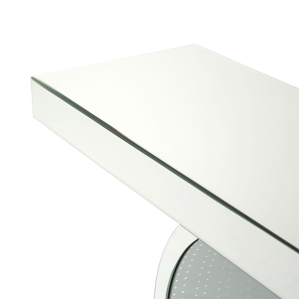 Montreal Infinity Glow Console Table With Led Lights from Michael Amini - Luna Furniture
