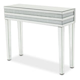 Montreal Lustre Strata Console Table from Michael Amini - Luna Furniture