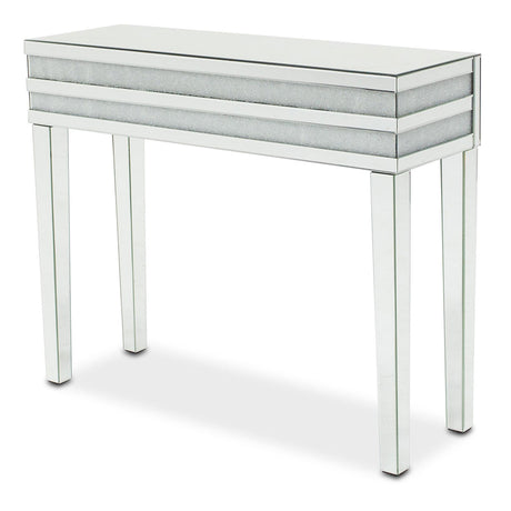 Montreal Lustre Strata Console Table from Michael Amini - Luna Furniture