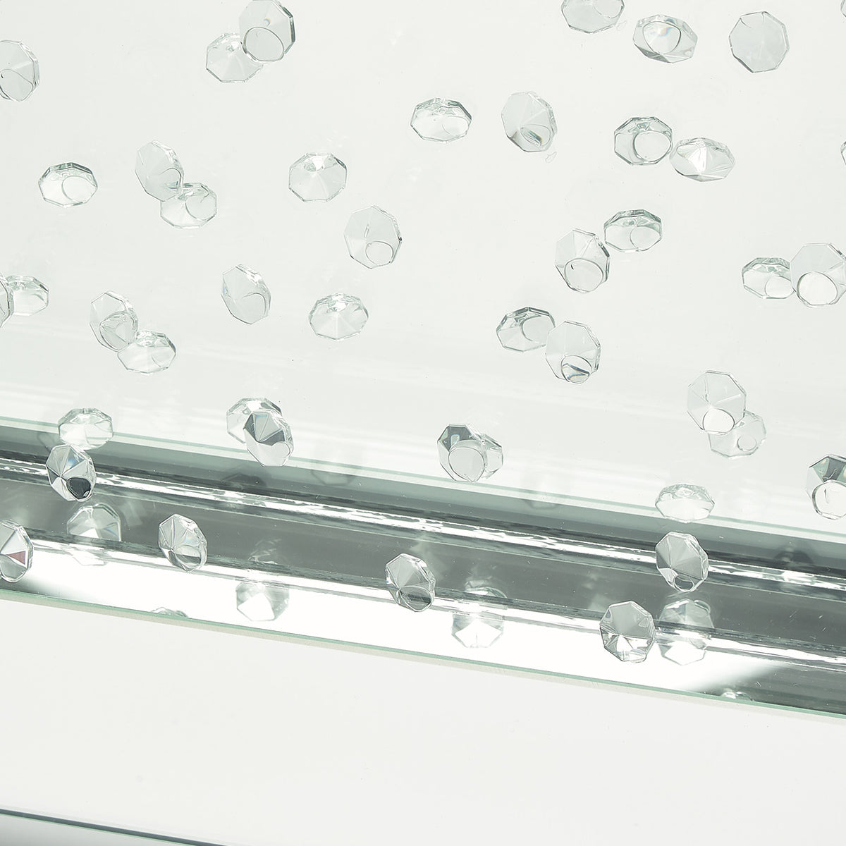 Montreal Crystal Éclat Cocktail Table from Michael Amini - Luna Furniture