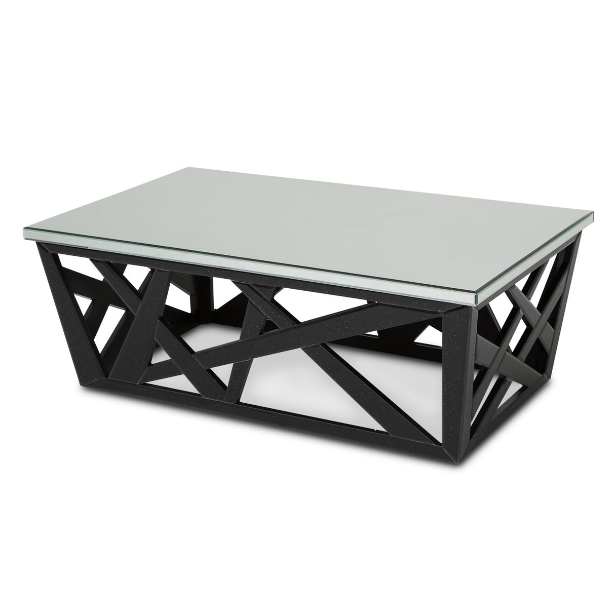 Montreal Midnight Prism Cocktail Table from Michael Amini - Luna Furniture