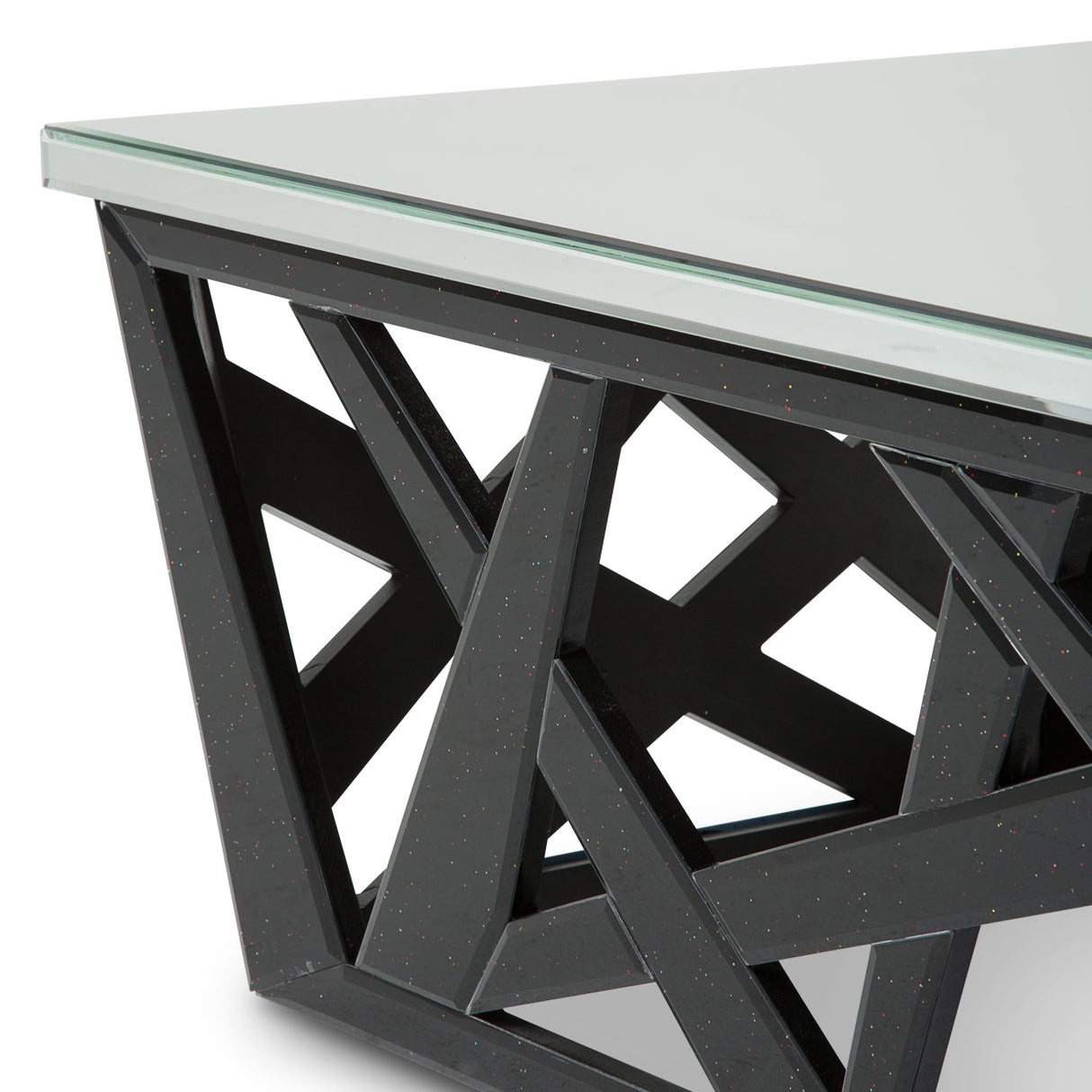 Montreal Midnight Prism Cocktail Table from Michael Amini - Luna Furniture