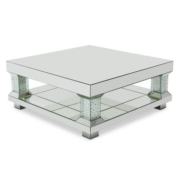 Montreal Regalia Crystal Pedestal Cocktail Table
