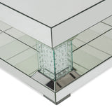 Montreal Regalia Crystal Pedestal Cocktail Table from Michael Amini - Luna Furniture