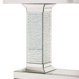 Montreal Regalia Crystal Pedestal Console Table from Michael Amini - Luna Furniture