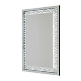 Montreal Cosmic Wall Mirror With Led Lighting from Michael Amini - Luna Furniture