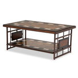 Sao Paulo Sao Paulo Rect. Cocktail Tbl W/stone Top&metal Accent Base from Michael Amini - Luna Furniture