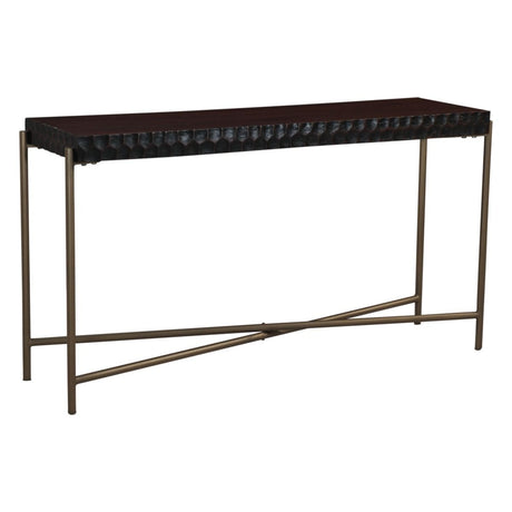 Santa Cruz 58" Console Table in Two Tone from Home Trends & Design - Luna Furniture