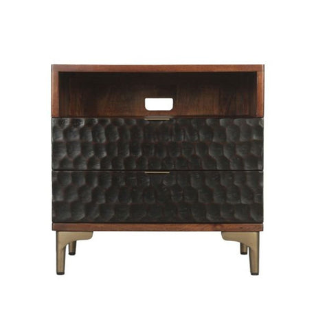 Santa Cruz 26" Nightstand in Two Tone from Home Trends & Design - Luna Furniture