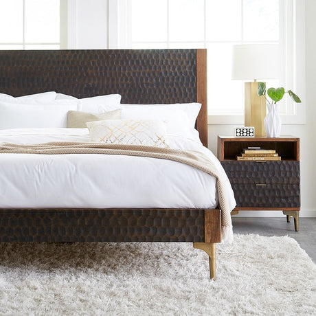 Santa Cruz 26" Nightstand in Two Tone from Home Trends & Design - Luna Furniture