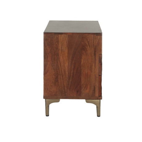 Santa Cruz 26" Nightstand in Two Tone from Home Trends & Design - Luna Furniture