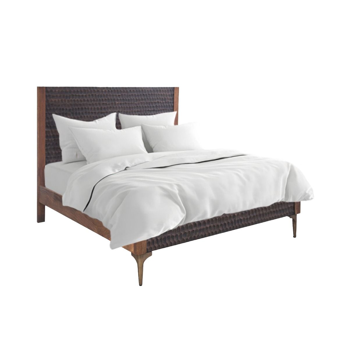 Santa Cruz King Bed in Two Tone from Home Trends & Design - Luna Furniture