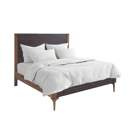 Santa Cruz Queen Bed in Two Tone from Home Trends & Design - Luna Furniture