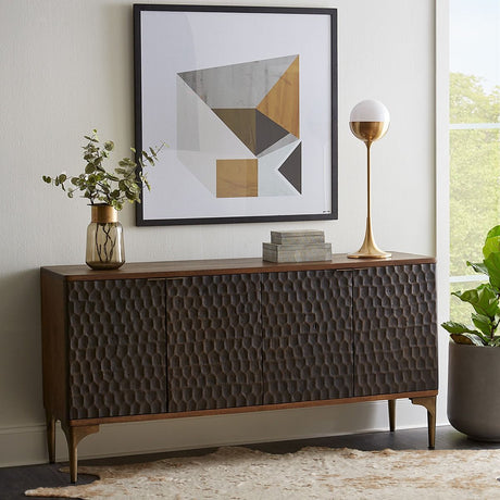 Santa Cruz 66" Sideboard in Two Tone from Home Trends & Design - Luna Furniture