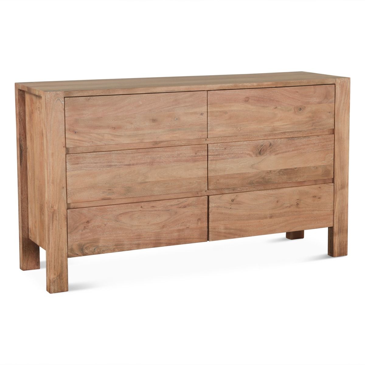 Sedona 60" Dresser in Brushed Acacia from Home Trends & Design - Luna Furniture