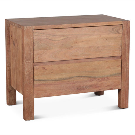 Sedona 32" Nightstand in Brushed Acacia from Home Trends & Design - Luna Furniture