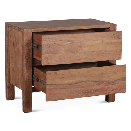 Sedona 32" Nightstand in Brushed Acacia from Home Trends & Design - Luna Furniture