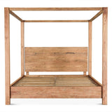 Sedona Canopy Queen Bed in Brushed Acacia from Home Trends & Design - Luna Furniture