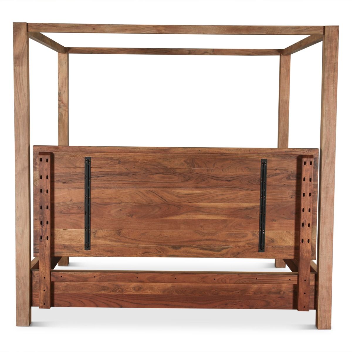 Sedona Canopy Queen Bed in Brushed Acacia from Home Trends & Design - Luna Furniture