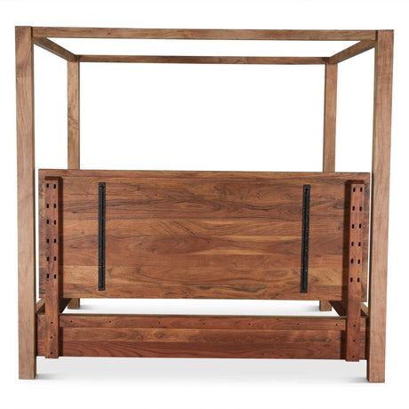Sedona Canopy Queen Bed in Brushed Acacia from Home Trends & Design - Luna Furniture