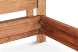 Sedona Canopy Queen Bed in Brushed Acacia from Home Trends & Design - Luna Furniture