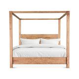 Sedona Canopy Queen Bed in Brushed Acacia from Home Trends & Design - Luna Furniture