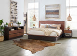 San Marino 64" Dresser in Raw Walnut and Ebony from Home Trends & Design - Luna Furniture