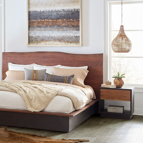 San Marino 24" Nightstand in Raw Walnut from Home Trends & Design - Luna Furniture