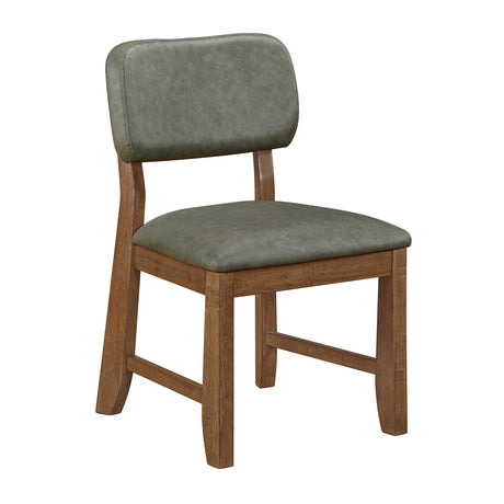 Ventura Green/Brown Side Chair, Set of 2 from Steve Silver - Luna Furniture