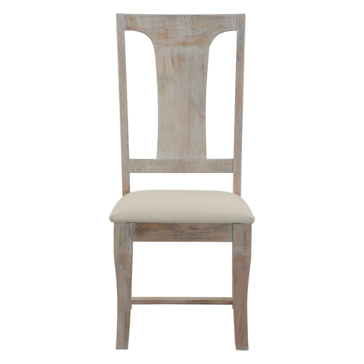 San Rafael 18" Upholstered Dining Chair in Heirloom White, Set of 2 from Home Trends & Design - Luna Furniture