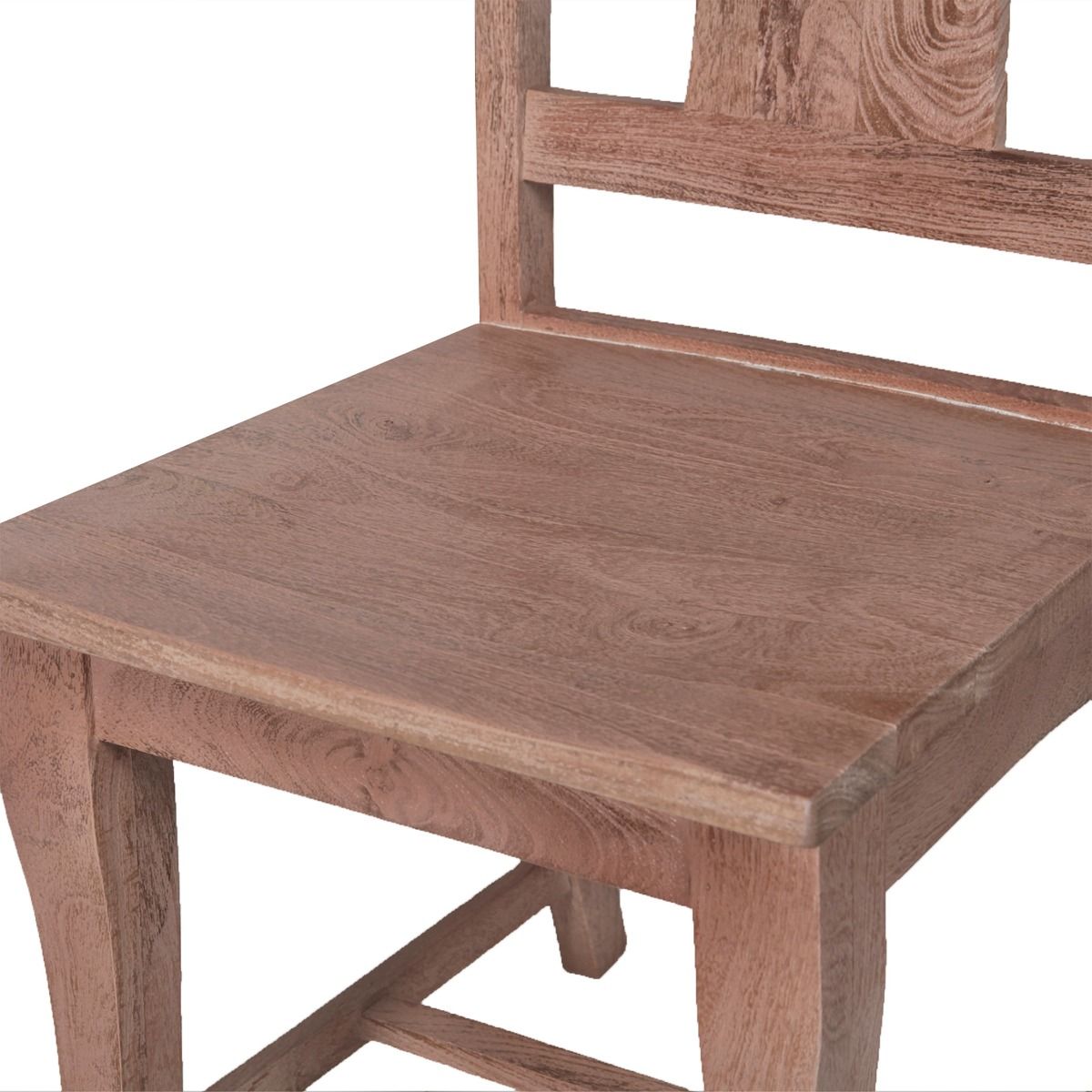 San Rafael 18" Wood Dining Chair in Antique Oak, Set of 2 from Home Trends & Design - Luna Furniture