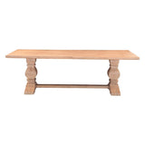 San Rafael 94" Dining Table in Antique Oak from Home Trends & Design - Luna Furniture