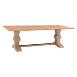 San Rafael 94" Dining Table in Antique Oak from Home Trends & Design - Luna Furniture