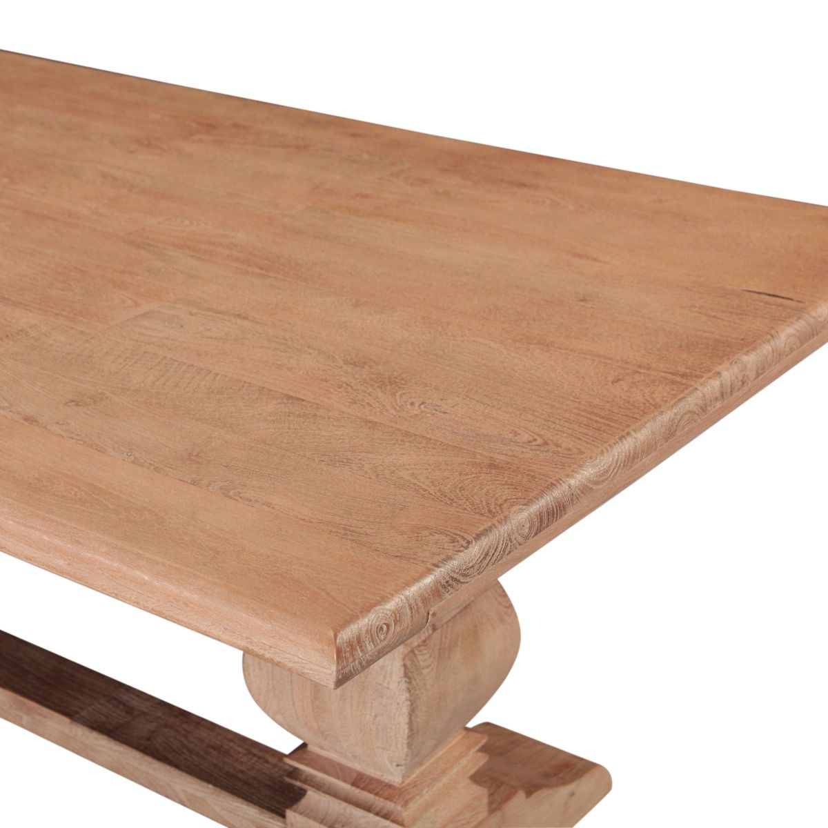 San Rafael 94" Dining Table in Antique Oak from Home Trends & Design - Luna Furniture