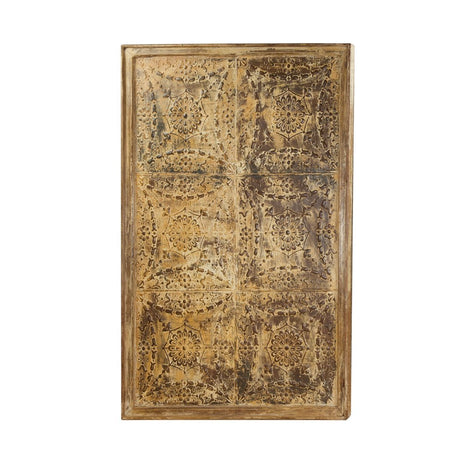 Iron Ceiling Panel Wall Hanging with 6 panels in Antique White from Home Trends & Design - Luna Furniture