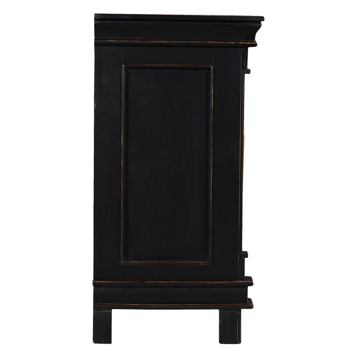 Turin 70" Dresser in Distressed Black from Home Trends & Design - Luna Furniture